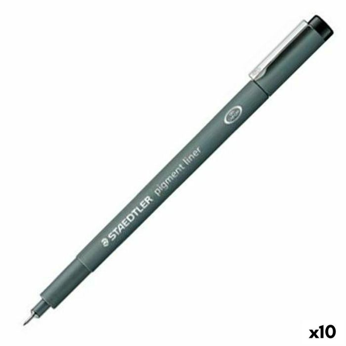 Rotuladores Staedtler Pigment Line Negro (10 Unidades) 0 Rotuladores Staedtler Pigment Line Negro (10 Unidades) 0
