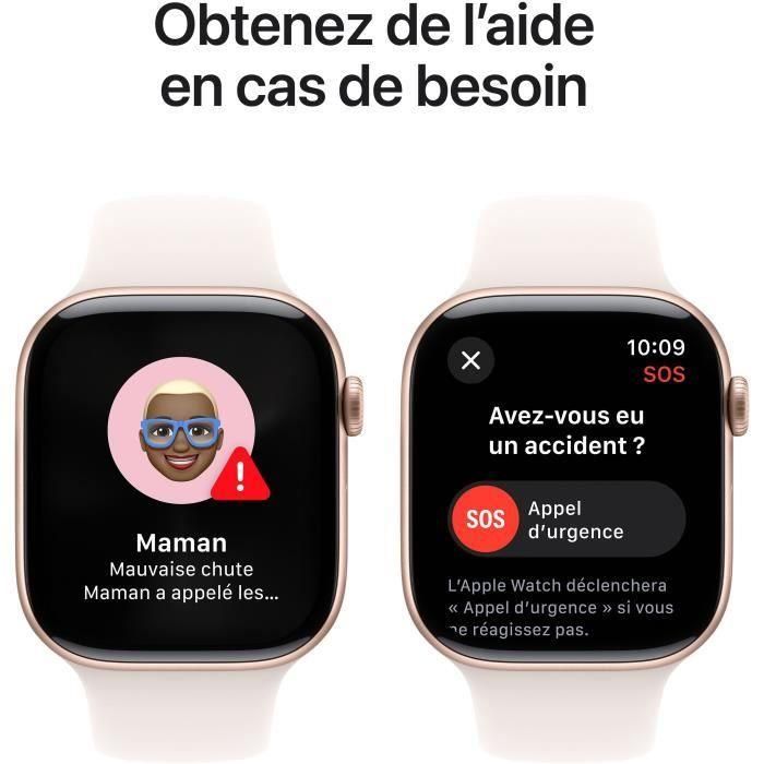 Apple Watch Series 10 GPS - 46 mm - Caja de aluminio en oro rosa - Correa deportiva color rubor claro - M/L 5 Apple Watch Series 10 GPS - 46 mm - Caja de aluminio en oro rosa - Correa deportiva color rubor claro - M/L 5