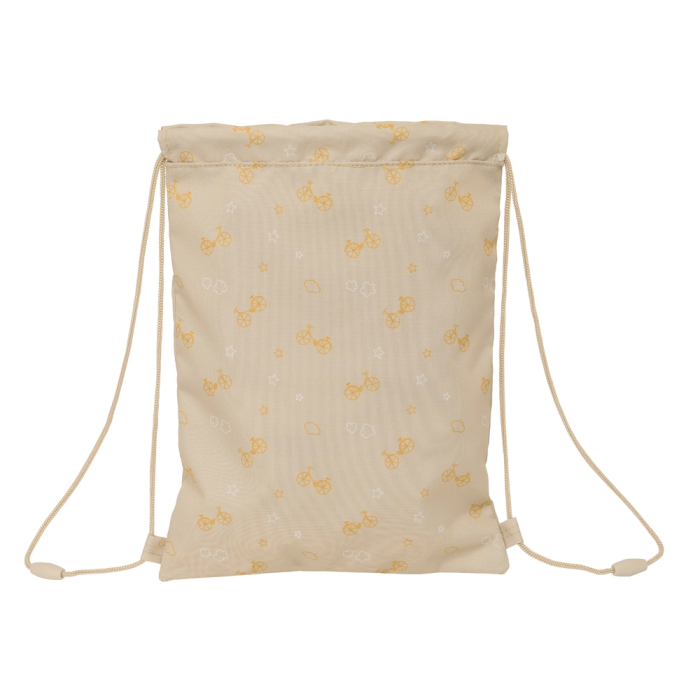 Bolsa Mochila con Cuerdas Safta Osito Beige 26 x 34 x 1 cm 1