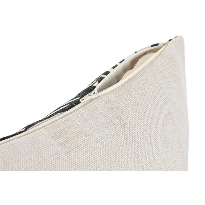 Cojín Home ESPRIT Blanco Negro Impreso 45 x 15 x 45 cm 1