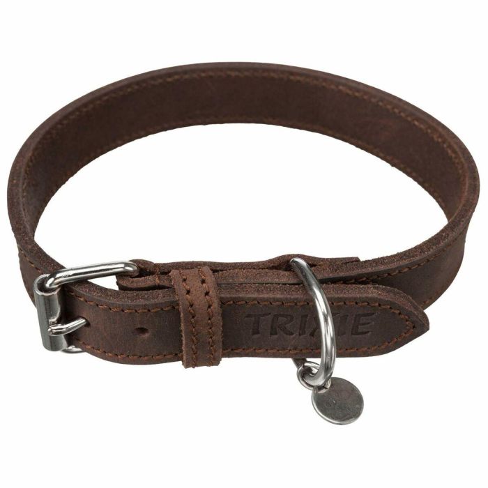 Collar para Perro Trixie Rustic Marrón oscuro M 37-44 cm 2