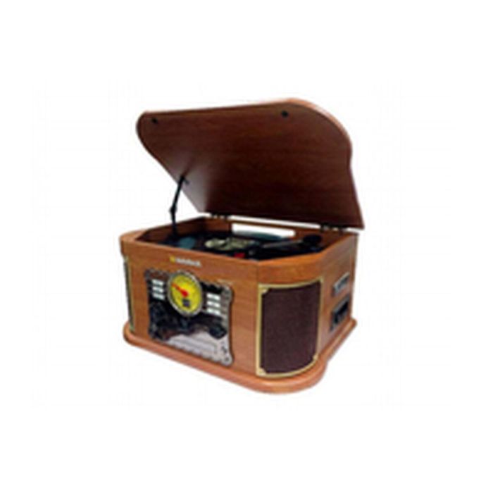 Tocadiscos Sunstech PXRC52CDWD Marrón Madera 4 Tocadiscos Sunstech PXRC52CDWD Marrón Madera 4