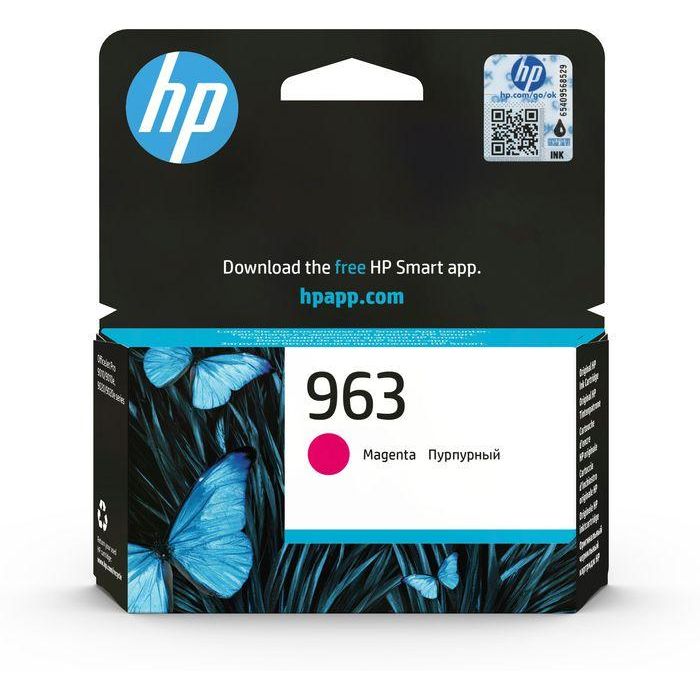 HP Tinta Magenta 10.7 ML para Officejet Pro 9010, 9012, 9015, 9016, 9019, 9020, 9022, 9025, 9014 All In One - Nº 963 HP Tinta Magenta 10.7 ML para Officejet Pro 9010, 9012, 9015, 9016, 9019, 9020, 9022, 9025, 9014 All In One - Nº 963