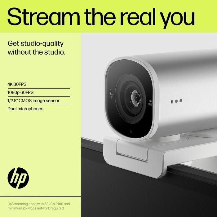 HP 960 Webcam de Streaming 4K para Videollamadas y Contenido en Vivo con Ajustes Automáticos 28 HP 960 Webcam de Streaming 4K para Videollamadas y Contenido en Vivo con Ajustes Automáticos 28