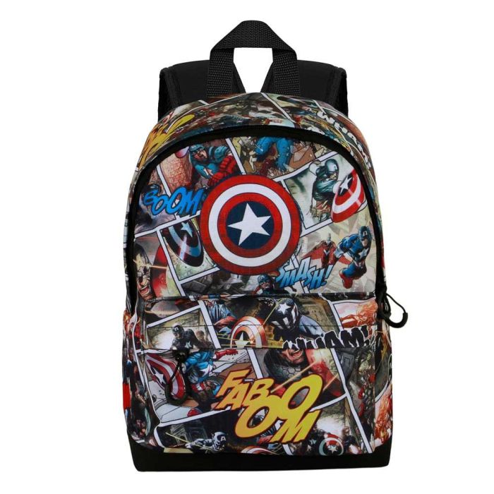 Mochila Pequeña HS FAN Comic Marvel Capitán América Multicolor 1