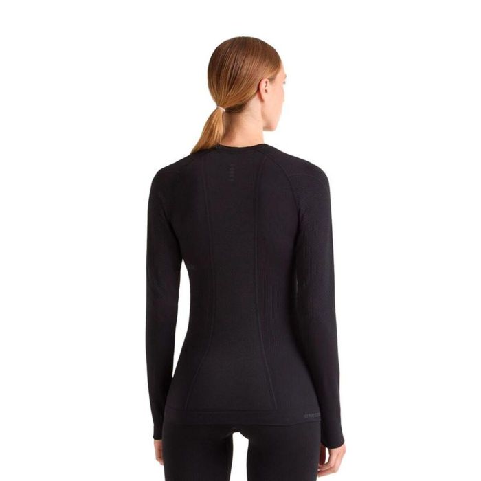 Camiseta de Manga Larga de Mujer Diadora Stratozero Negro Running M 3