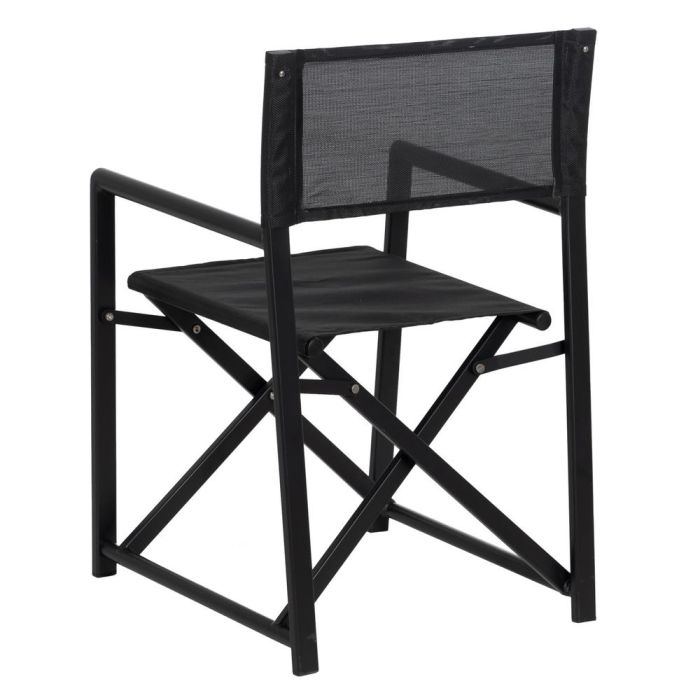Silla Director Negro Aluminio-Textileno 56 X 53 X 84 cm