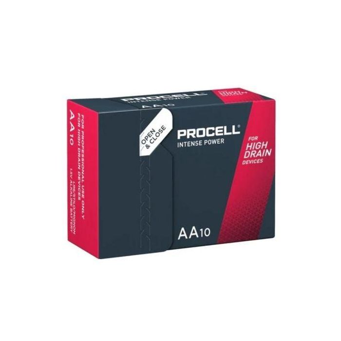 Pack de 10 Pilas AA LR6 Duracell PROCELL INTENSE POWER DURINTLR6C10/ 1.5V/ Alcalinas 1