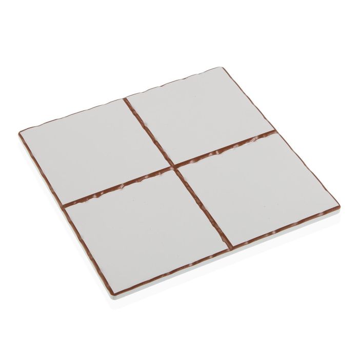 Salvamantel Ceramico Blanco Versa (4 Unidades) Salvamantel Ceramico Blanco Versa (4 Unidades)