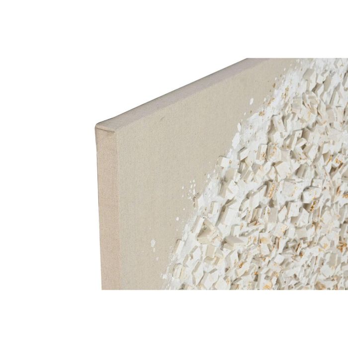 DKD Home Decor Cuadro Tradicional Lienzo Árbol Blanco Beige 100 x 100 x 3 cm (2 Unidades) 3