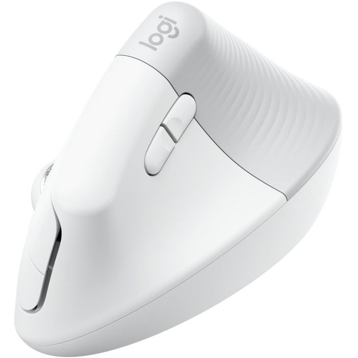 Logitech Ratón Vertical Lift Ergonómico Inalámbrico Bluetooth 2.4GHz USB Logi Bolt 4000 PPP 6 Botones para Windows Mac Android Blanco Hueso 4