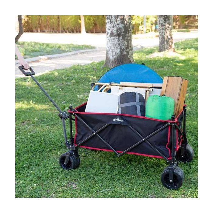 Carro de playa plegable 88x47x58/108 cm con ruedas 17x10cm 7 Carro de playa plegable 88x47x58/108 cm con ruedas 17x10cm 7