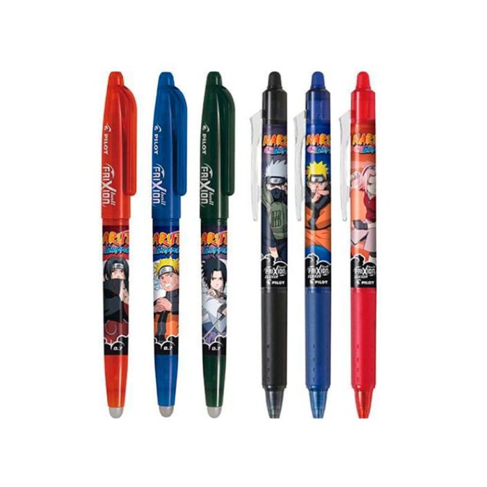 Pilot Bolígrafo Tinta Borrable Frixion Naruto Edición Limitada C-Surtidos Expositor 48 Ud 2