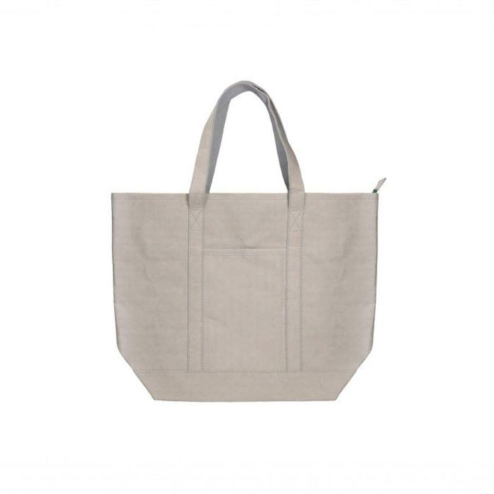 Bolsa de Compras KSIX Gris Poliéster papel kraft 17 Bolsa de Compras KSIX Gris Poliéster papel kraft 17