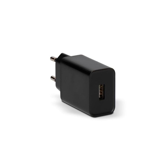 Cargador de Pared + Cable USB A a USB C KSIX USB Negro 1