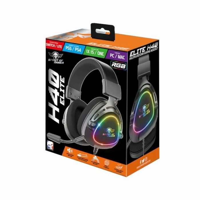 Auriculares con Micrófono Gaming Spirit of Gamer Elite H-40 1 Auriculares con Micrófono Gaming Spirit of Gamer Elite H-40 1