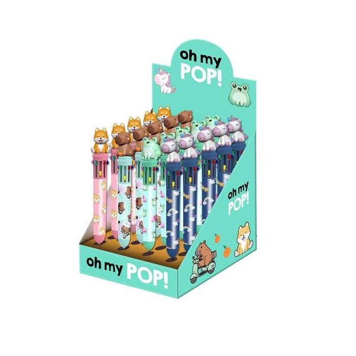 Karactermania Bolígrafo 10 Colores Oh My Pop! Capibara Exp 24 Piezas Modelos Surtidos 1 Karactermania Bolígrafo 10 Colores Oh My Pop! Capibara Exp 24 Piezas Modelos Surtidos 1