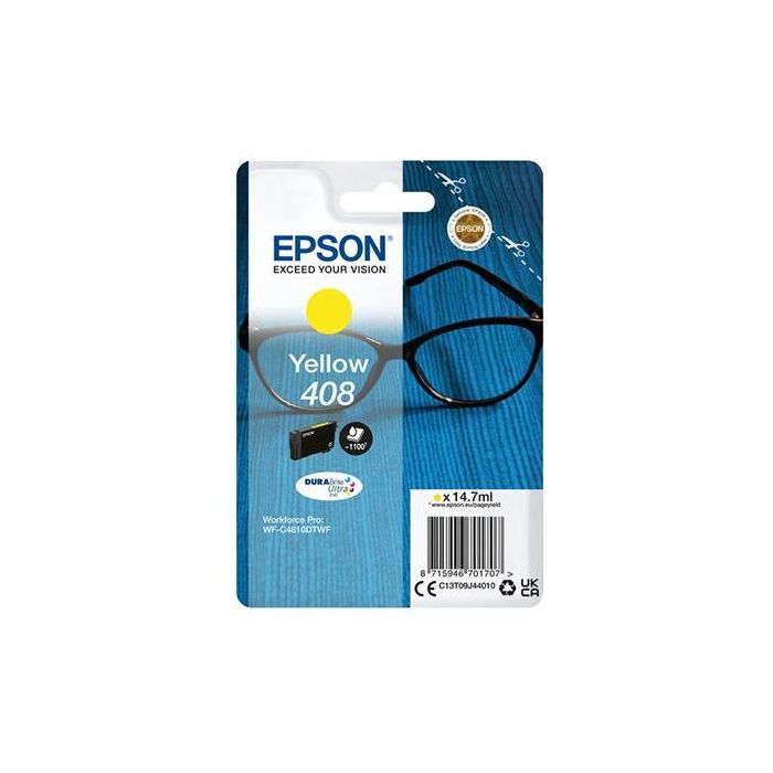 EPSON tinta Amarilllo Singlepack 408 DURABrite Ultra Ink
