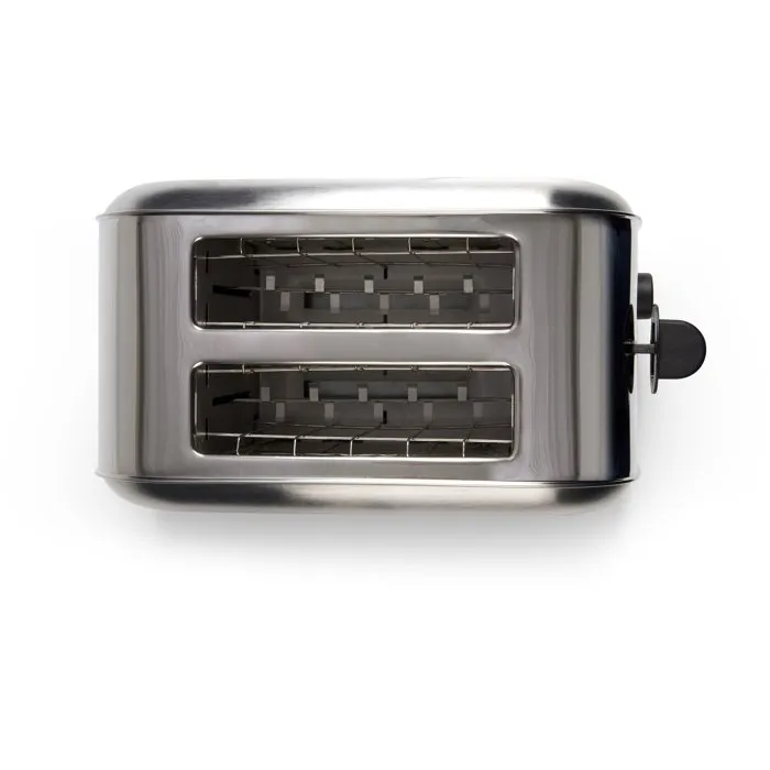 Livoo Tostadora DOD196 de 2 rebanadas, 850 W, acero inoxidable, termostato con 7 niveles regulables