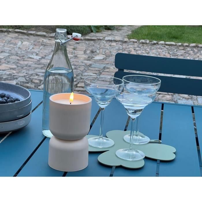 Lámpara de mesa para exterior - BRILLIANT - LOVERE - Plástico - 3 W - Forma de vela - Beige y marrón claro 1 Lámpara de mesa para exterior - BRILLIANT - LOVERE - Plástico - 3 W - Forma de vela - Beige y marrón claro 1