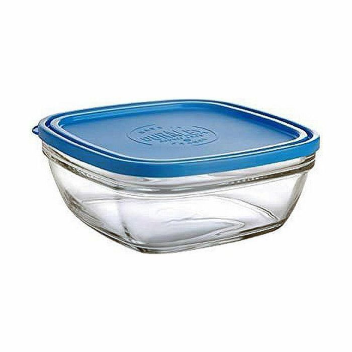 Fiambrera Hermética Duralex Freshbox Azul Cuadrada (23 x 23 x 9 cm) (3 L) 1