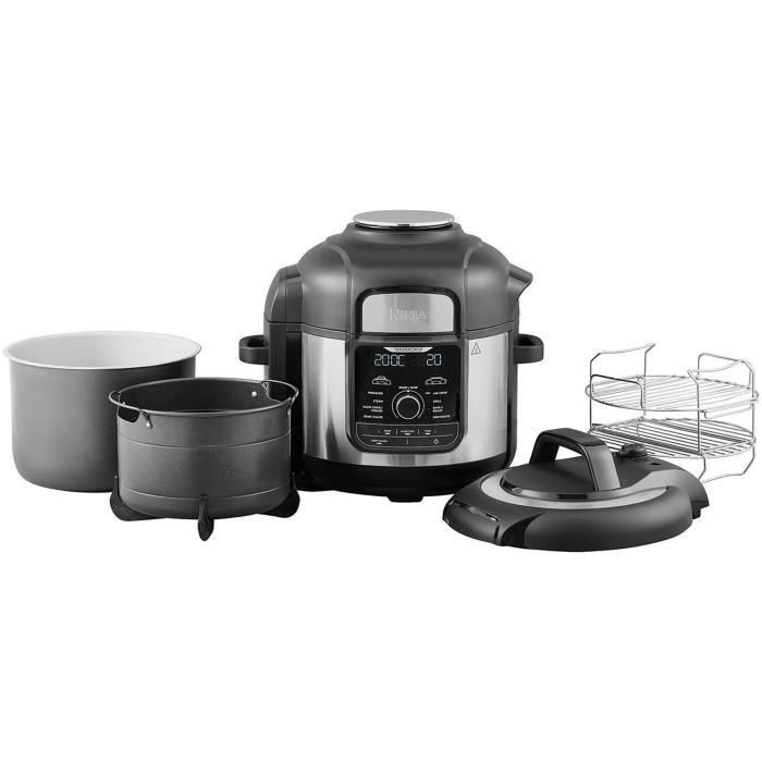 Ninja OP500EU Olla a Presión Multicocina Foodi MAX con Tecnología TenderCrisp, Air Crisp, Cocción Lenta y Vapor 7.5L 3 Ninja OP500EU Olla a Presión Multicocina Foodi MAX con Tecnología TenderCrisp, Air Crisp, Cocción Lenta y Vapor 7.5L 3