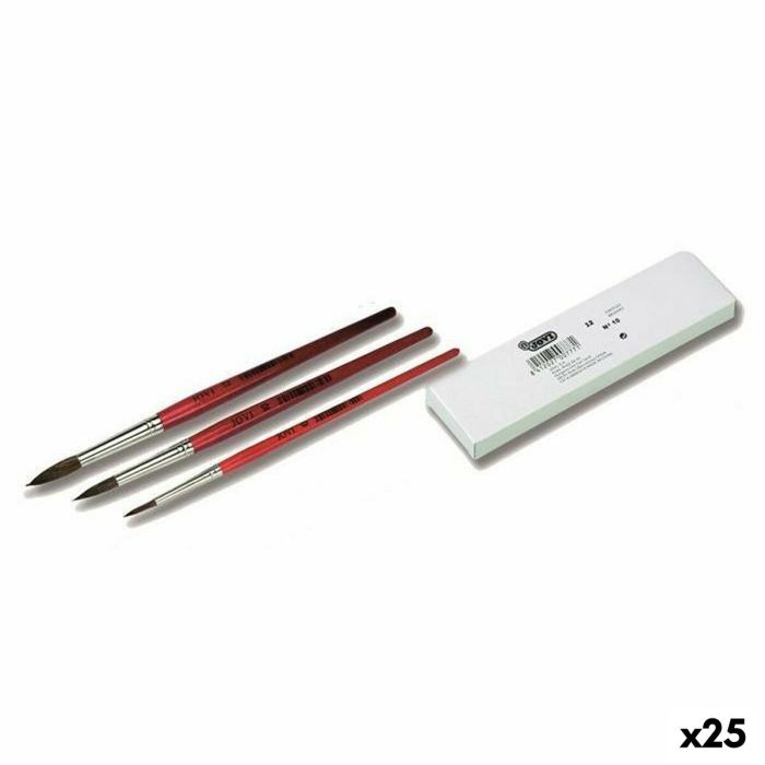 Pinceles Jovi PONEY Nº3 Marrón 178 mm 5,5 mm 12 Piezas (25 Unidades) 0 Pinceles Jovi PONEY Nº3 Marrón 178 mm 5,5 mm 12 Piezas (25 Unidades) 0