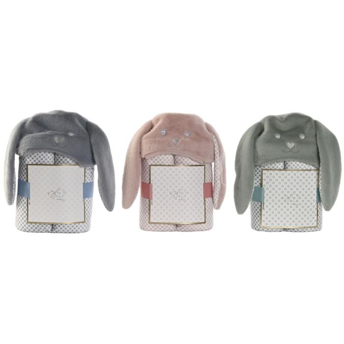 Manta Home ESPRIT Conejo Multicolor 1