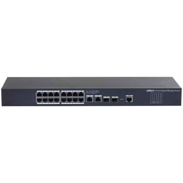 Dahua Technology SG4020 Switch Gestionado L2 Gigabit Ethernet 18 Puertos 1U Montaje Rack Negro