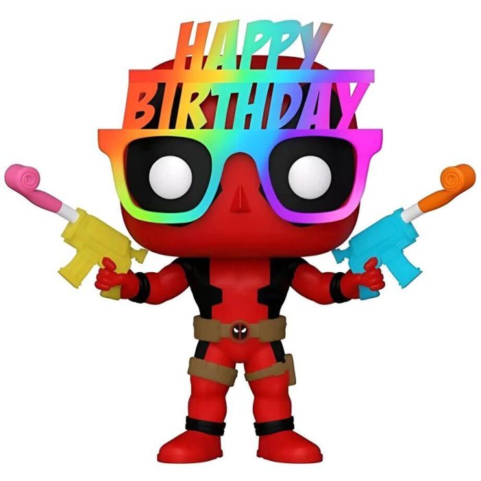 Figura POP Marvel Deadpool 30th Birthday Hat Deadpool Exclusive 1 Figura POP Marvel Deadpool 30th Birthday Hat Deadpool Exclusive 1