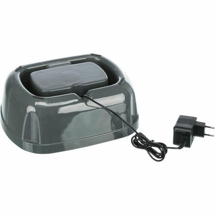 Fuente para Mascotas Trixie Polygon Blanco Gris Silicona Melamina 2,5 L 28 x 11 x 22 cm 29