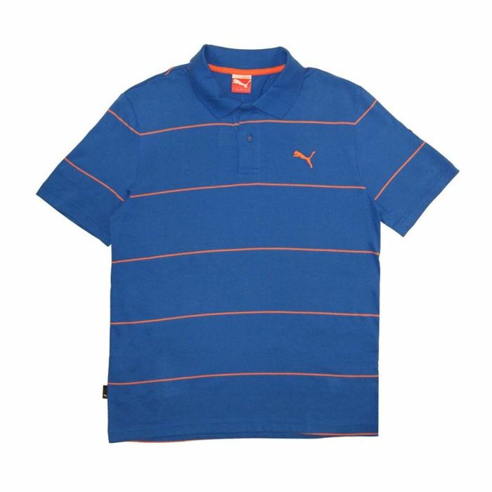 Polo de Manga Corta Hombre Puma Jacquard Azul Polo de Manga Corta Hombre Puma Jacquard Azul