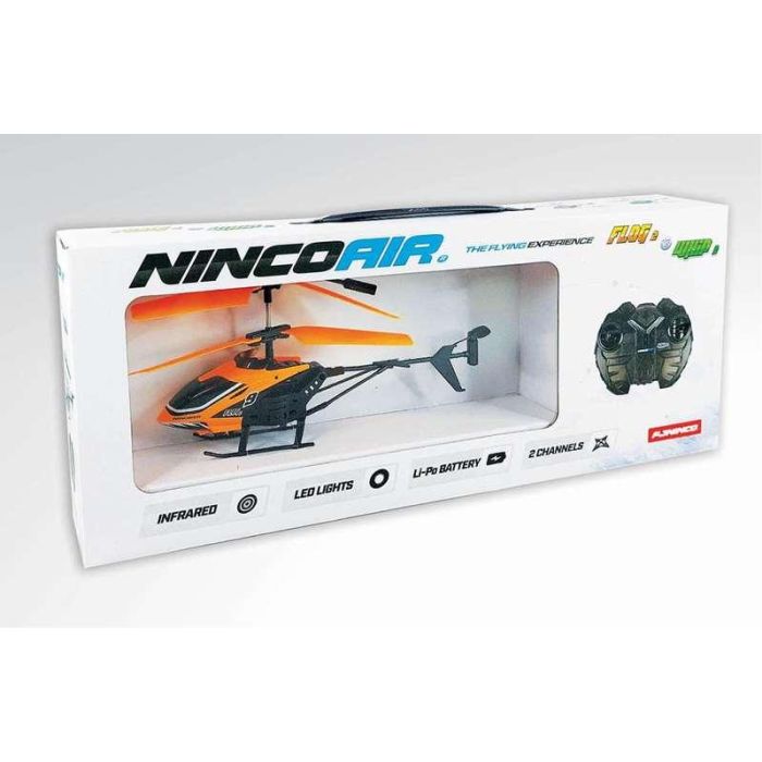 Helicoptero radio control flog 2 con infrarrojos y 2 canales ¡perfecto para practicar en casa! 21x9,5x15 cm 1 Helicoptero radio control flog 2 con infrarrojos y 2 canales ¡perfecto para practicar en casa! 21x9,5x15 cm 1