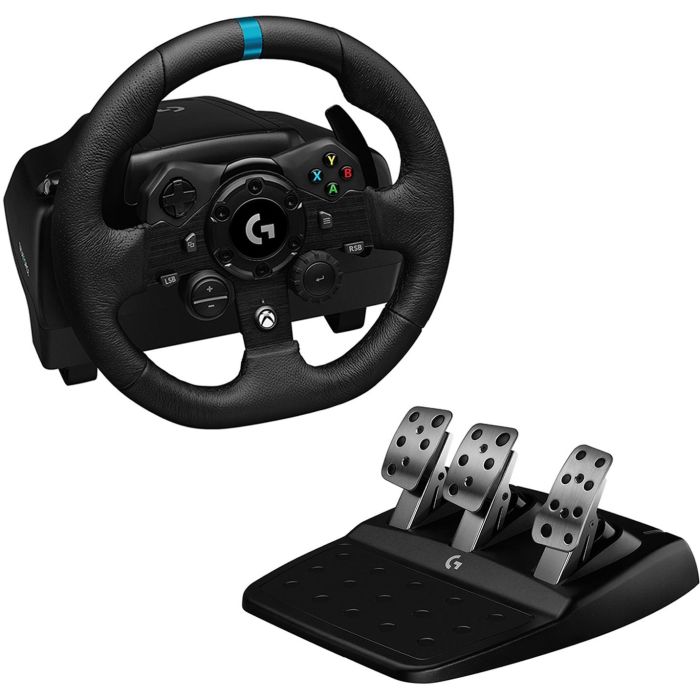 Logitech 941-000158 Volante con Pedales G923 TRUEFORCE Force Feedback, cuero y pedales progresivos para Xbox Series X|S/One, PS5/PS4 y PC 0 Logitech 941-000158 Volante con Pedales G923 TRUEFORCE Force Feedback, cuero y pedales progresivos para Xbox Series X|S/One, PS5/PS4 y PC 0