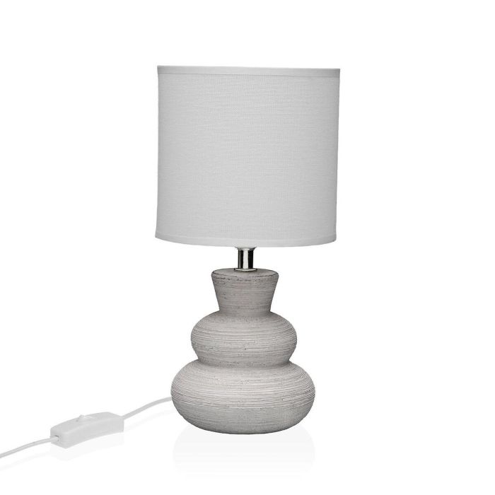 Lámpara Livia Blanca Versa 15x28.5x12 cm - Cerámica, Textil (2 Unidades) Lámpara Livia Blanca Versa 15x28.5x12 cm - Cerámica, Textil (2 Unidades)