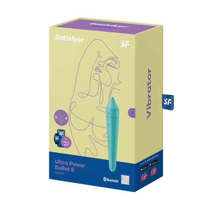 Satisfyer Ultra power bullet 7 vibrador turquesa Satisfyer Ultra power bullet 7 vibrador turquesa
