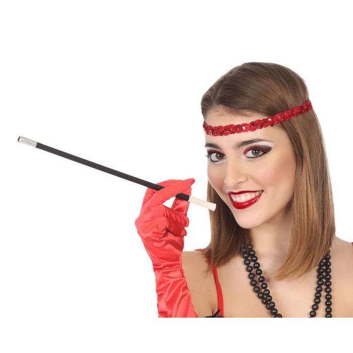Boquilla De Cigarro Larga Negra Para Disfraz De Cabaret Años 20 Boquilla De Cigarro Larga Negra Para Disfraz De Cabaret Años 20