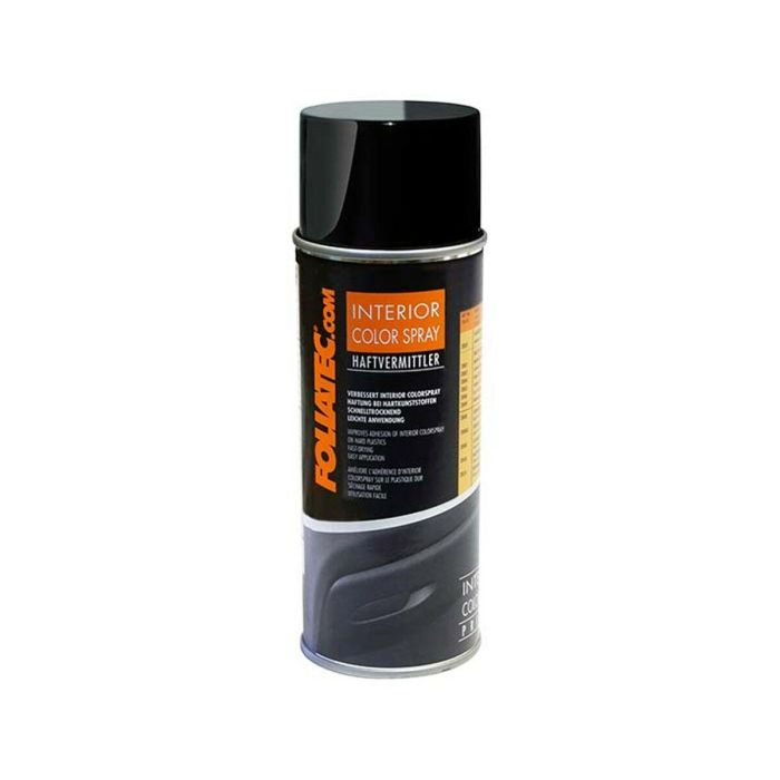 Foliatec FO2050 Interior Color Spray Primer Transparente 400 mL para Pretratamiento y Adhesión en Cuero Artificial, PVC, PUR, ABS