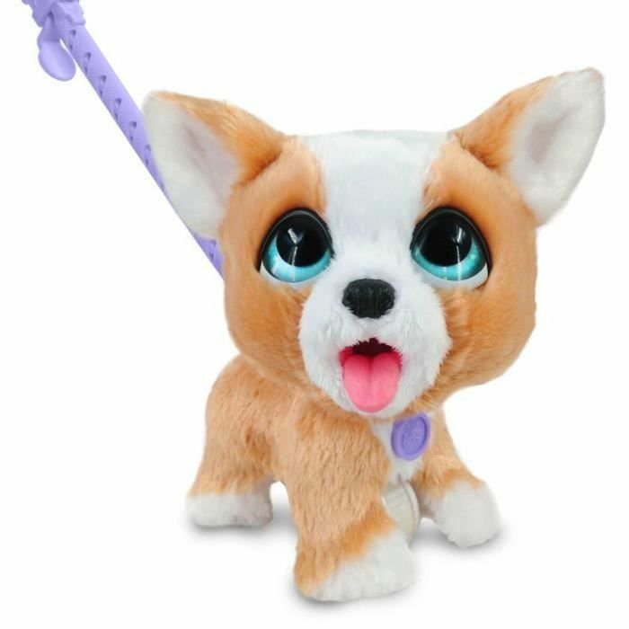 Juguete interactivo - FURREAL FRIENDS - My Popo Friend 23 cm - Animal interactivo con correa, golosinas y pala