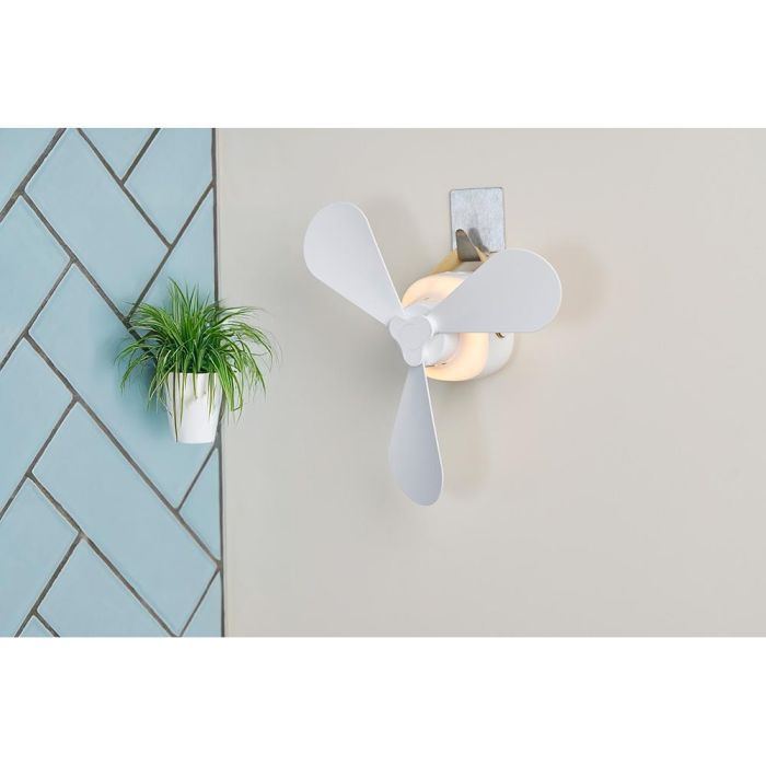 Lifetime Air Ventilador portátil recargable USB, 3 aspas, 4 velocidades, mando a distancia, 28x28x34 cm 5 Lifetime Air Ventilador portátil recargable USB, 3 aspas, 4 velocidades, mando a distancia, 28x28x34 cm 5