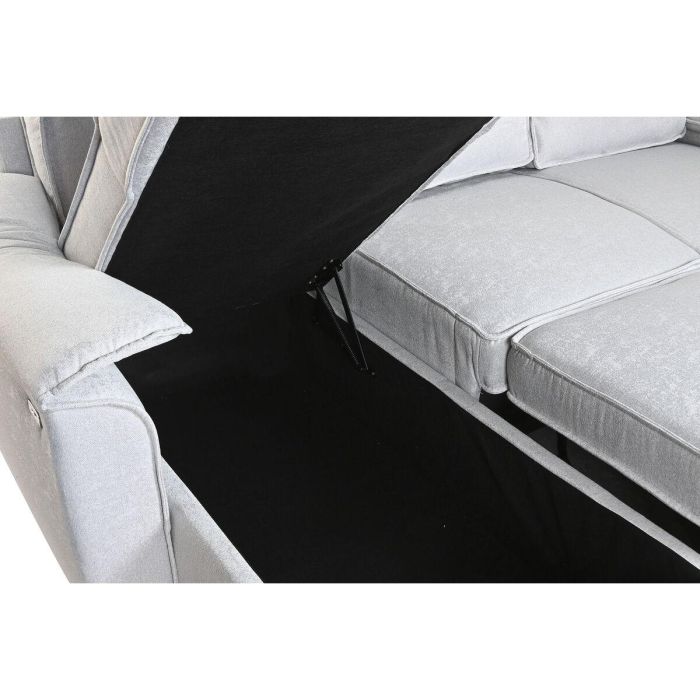 Sofá Cama Home ESPRIT Gris claro Moderno 220 x 153 x 88 cm 10
