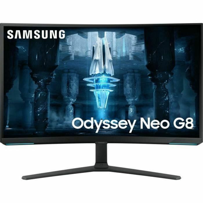 Monitor Gaming Curvo Samsung Odyssey Neo G8 S32BG850NP 32"/ 4K/ 1ms/ 240Hz/ VA/ Regulable en altura/ Negro y Blanco