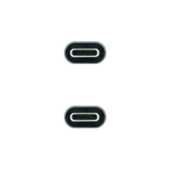 Cable USB-C NANOCABLE 10.01.4300 50 cm Negro 2 Cable USB-C NANOCABLE 10.01.4300 50 cm Negro 2