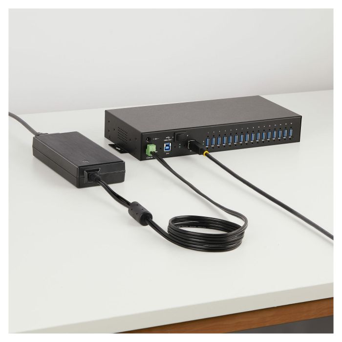 StarTech USB 5GBPS HUB FOR Hub Ladrón Industrial de Metal USB 3.0 de 16 Puertos y 5Gbps 8 StarTech USB 5GBPS HUB FOR Hub Ladrón Industrial de Metal USB 3.0 de 16 Puertos y 5Gbps 8