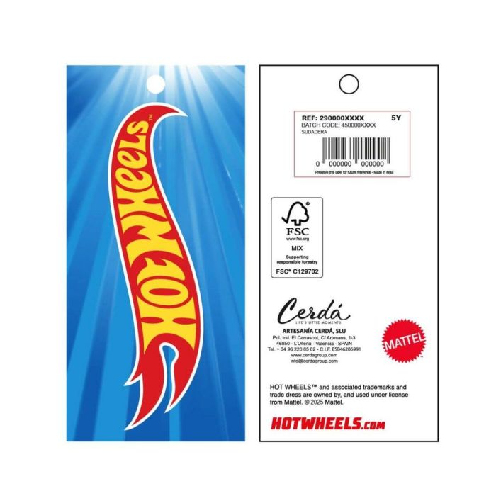 Cerdá Sudadera Cotton Brushed Hot Wheels 6 Años 6