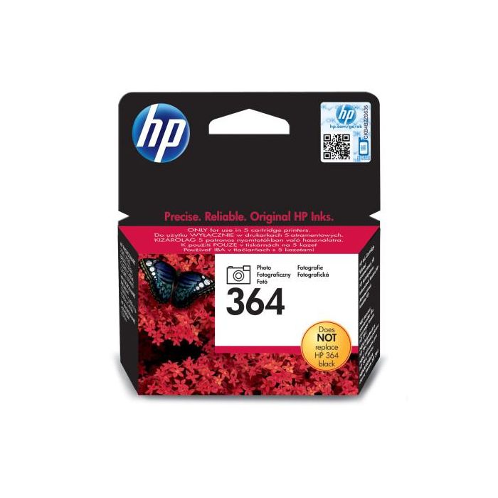 HP nº364 Cartucho Foto negro, para 130 fotos HP nº364 Cartucho Foto negro, para 130 fotos