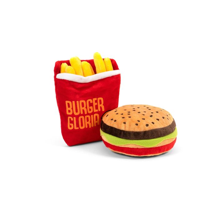 Gloria Peluche para Perro Hamburdog Hamburguesa con Sonido, Suave, para Razas Medianas y Pequeñas, Poliéster Multicolor 7 Gloria Peluche para Perro Hamburdog Hamburguesa con Sonido, Suave, para Razas Medianas y Pequeñas, Poliéster Multicolor 7