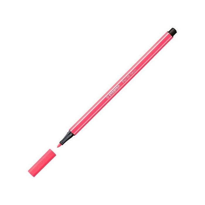 Stabilo Rotulador Pen 68 Rojo Fluorescente Caja 10 Ud Stabilo Rotulador Pen 68 Rojo Fluorescente Caja 10 Ud