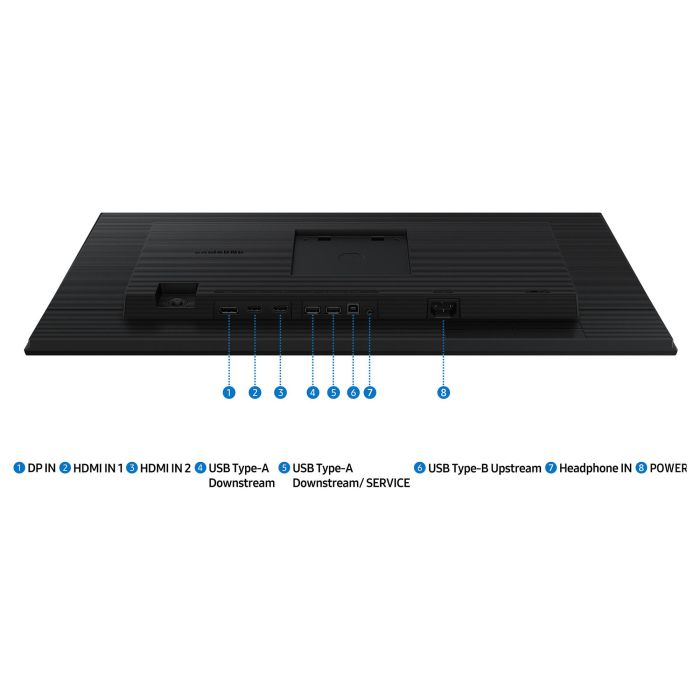 Samsung S27D400G Monitor 27" FHD 1920x1080 100Hz IPS 5ms GTG 250cd/m² HDMI DisplayPort Pie Ajustable 5