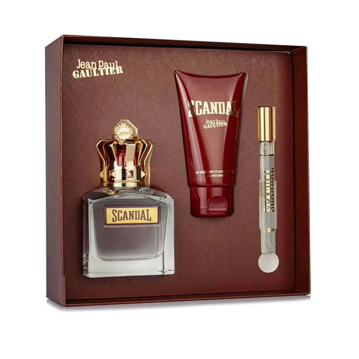 Gaultier, Scandal Him Edt 100 Vapo+Gel 75+Edt 10 mL